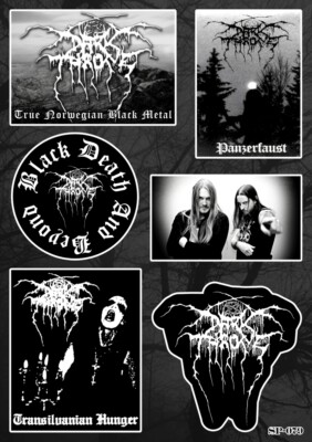 Darkthrone Sticker Pack | Norwegian Extreme Black Death Metal Music Band Logo