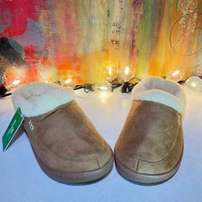 Cozy Memory Foam Suede Slippers, 6-7 US