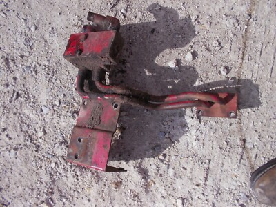 Farmall 400 450 RC Tractor IH front steel hydraulic lines + block ports & brackt