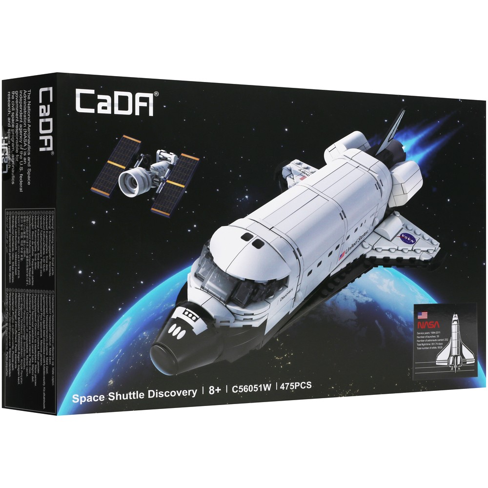 CaDA Space Shuttle Discovery Brick Construction Model 475 Piece