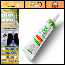 Super Strong Fabric Glue 60ml - Clear Washable Adhesive for Clothing, Patches, L