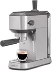 Compact Espresso Machine, Home Espresso Machine with Milk Frother, Stainless Ste
