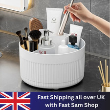 360° Rotating Makeup Organiser Brush Holder Cosmetic Organiser Brush Storage