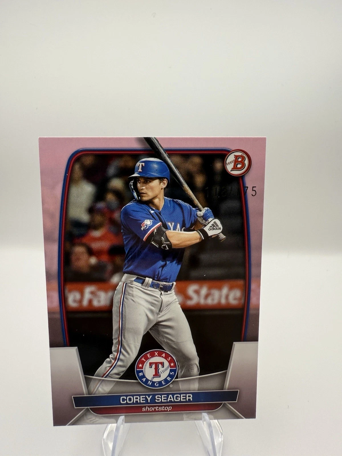 Corey Seager trading card