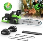 Taskstar 40V 16" Cordless Chainsaw Brushless Electric Chain Saws 2×5.0Ah Battery