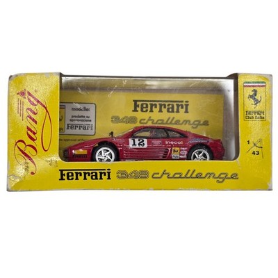 Bang Ferrari 1:43 348 Challenge  94 Adriano Baso #12 Diecast Model Italy MIB