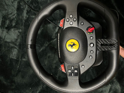 Thrustmaster T80 Ferrari 488 GTB PS4 Racing Wheel & Pedals Set w/ Desk Clamp