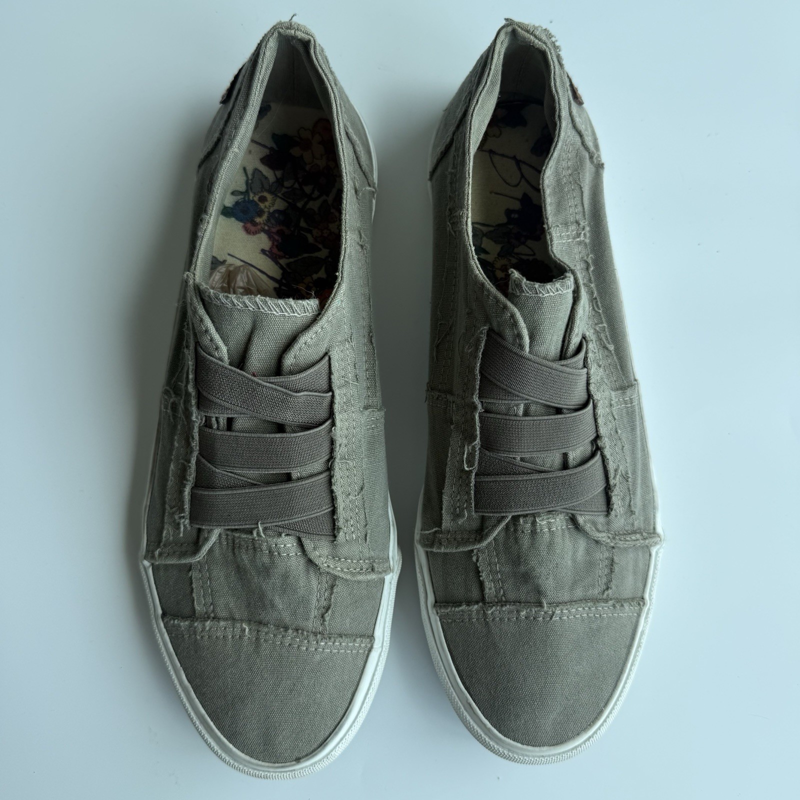 Blowfish Malibu Marley Olive Army Green Slip On Casual Women’s Shoes SZ 11