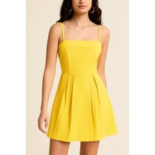 NWT LOFT yellow camisole sundress size 4