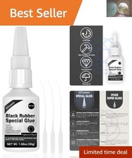 30g Quick-Dry Black Rubber Adhesive - Strong Tire Repair  DIY Craft Glue
