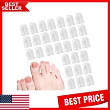 30PCS Anti-Friction Silicone Toe Protectors - Gel Covers for Foot Irritations