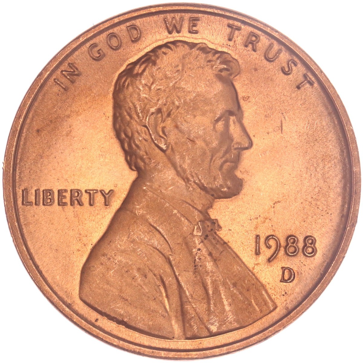 1988 D Lincoln Memorial Cent BU Penny US Coin | eBay