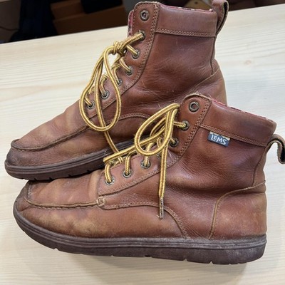 Lems Boulder Boot Leather Boots Mens Size 9.5 Brown Russet 