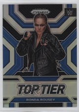 2023 Panini Prizm WWE Top Tier Silver Prizm Ronda Rousey #40 0ud4