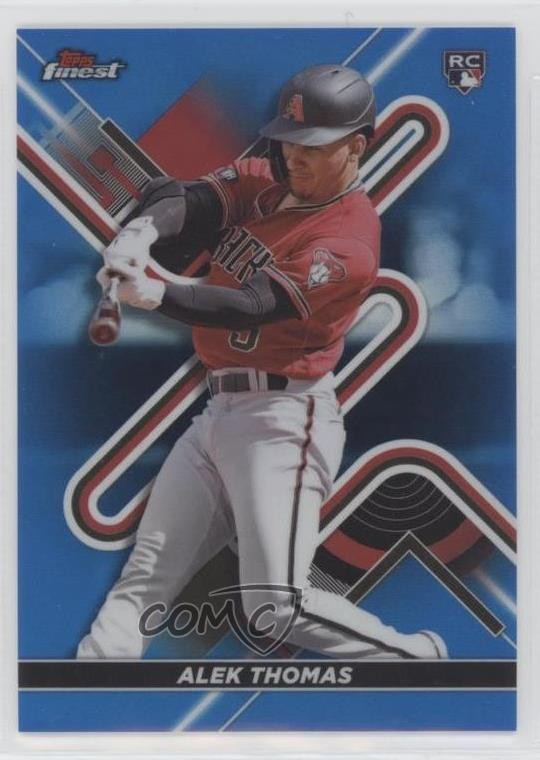 2022 Topps Finest Blue Refractor 38/150 Alek Thomas #43 0ps7