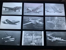 VINTAGE OFFICIAL PHOTOGRAPHS US ARMY & NAVY PLANES WWII 33 pics