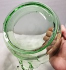 Vintage Depression Glass Green Ice Tub Bucket — photo 8
