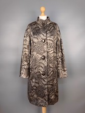 Marina Rinaldi Leopard Coat Wool Mohair Blend...