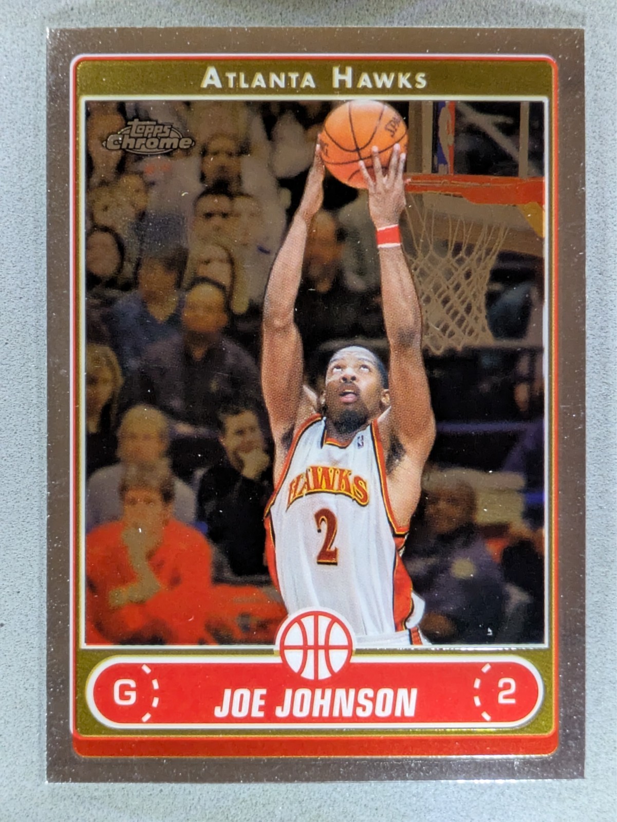 2006-07 Topps Chrome - Joe Johnson #4 Hawks