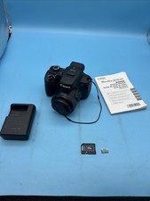 Canon Powershot SX70 HS 20.3 MP 4K Digital Camera Battery Charger And Memory