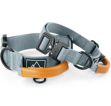 Roam Premium Dog Control Collar w Handle Adjustable Heavy Duty 20-30" 1pc New