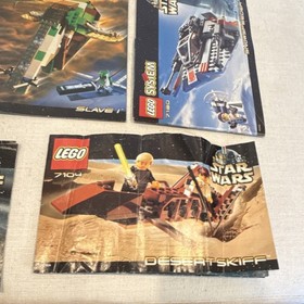 LEGO Star Wars Manual For Set 7180 , Set 711, Sett 7144, Set 7130, Set 7104