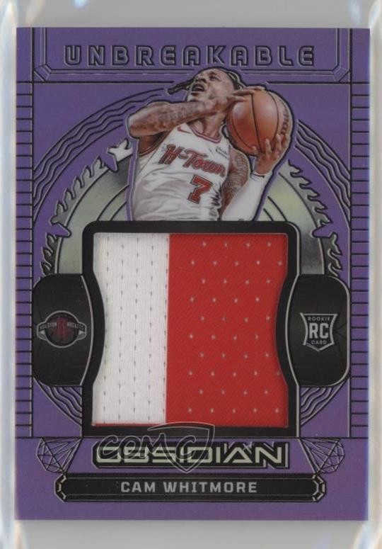 2023-24 Panini Obsidian Electric Etch Purple Flood /49 Cam Whitmore #UM-CWH rf2