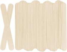 100Pcs Jumbo Wooden Craft Sticks for DIY Projects, Art, and Classroom Supplies