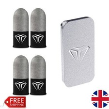2 Pairs Mobile Gaming Finger Sleeves Anti-Sweat Touchscreen Thumb Gloves PUBG