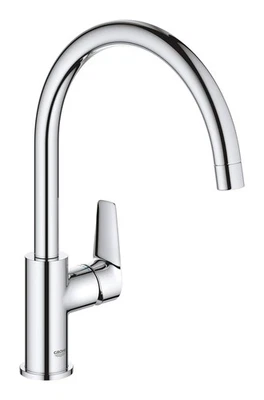 Grohe BauEdge Miscelatore Monocomando per Lavello Cromo Bocca Alta