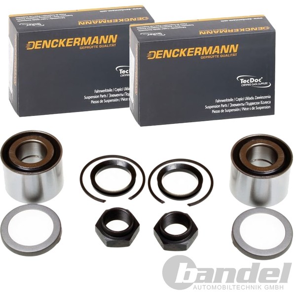 2X Denckermann RADLAGER-SATZ Hinten Passend FüR CitroËN Saxo Xsara Peugeot 106 2-image