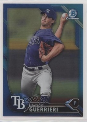 2016 Bowman Chrome Prospects Blue Refractor 51/150 Taylor Guerrieri #BCP233 0b3