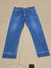 Levi's 505 Jeans Mens 38x30 Straight Regular Fit, Made In USA, Denim, Y2K   
