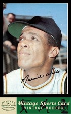 1969 Topps Super Square Corners - Maury Wills - #49 Montreal Expos