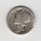 1920 P MERCURY DIME 10¢ 90% SILVER PHILADELPHIA 10 CENTS UNITED STATES AMERICA