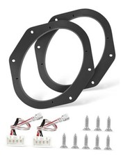 Front Door 6x9 Inch Speaker Bracket Adapter W/ Harness for 2015-2026 Ford