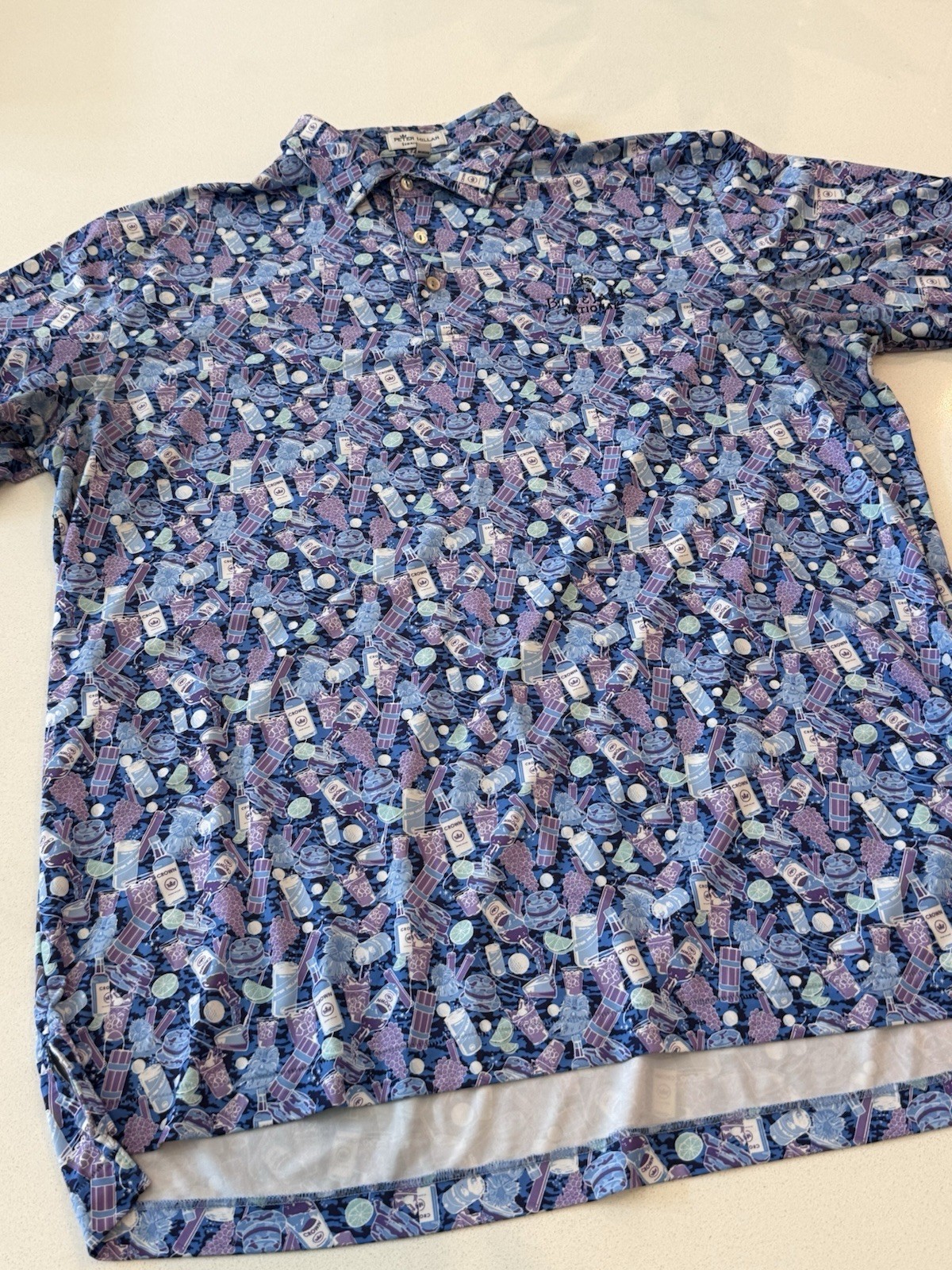 Peter Miller Caddyshack Polo Shirt Size L Mens Summer Comfort Golf Gopher
