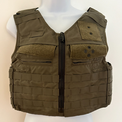 #ad SAFARILAND Oregon City Armor Plate Carrier Front Open XS S 1812 1812 Green Molle $90.00
