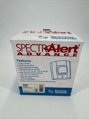 System Sensor SpectrAlert SW Strobe STD CD - White