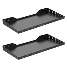 2 Pack Garage Wall Shelf, 1X2 Ft Heavy Duty Shelving, Wall Mounted Storage Ra...