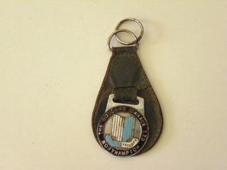 ORIGINAL STANDARD TRIUMPH DEALERS CAR KEY RING (THE DOUGLAS GARAGE LTD)