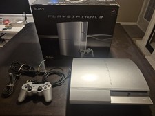 🎮 Sony PlayStation 3 PS3 FAT Satin Silver CECHL00 80GB (Box 40GB) NTSC-J CIB 