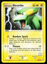 Pokemon Team Aqua's Electrike Uncommon 27/95 Team Magma vs Team Aqua 2004 NM