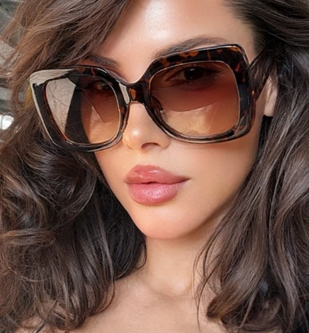 Gafas de sol "JACKIE" grandes de gran tamaño XL cuadradas dama mujer retro vintage GAFAS Foto 2 de 4