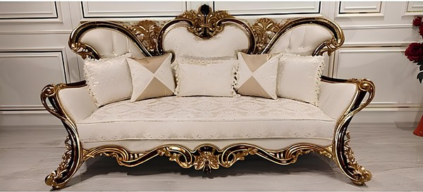 Wohnzimmer Sofa Couch MöBel Klassische Einrichtung 3 Sitzer Couchen-image
