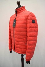 Image of Hugo Boss Mens Padded Jacket in Red/Scarlet XXL 2XL