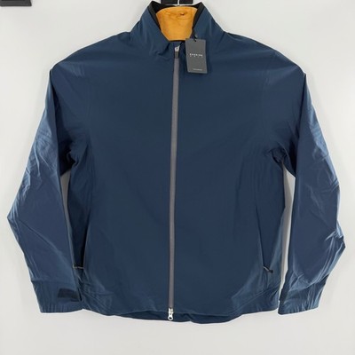 Dunning Golf Mens Halo Performance Full Zip Jacket Blue D7S22J808 Size M NWT