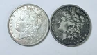 LOT OF  2 MORGAN SILVER DOLLARS, 90% SILVER FREE SHIPPING #10433