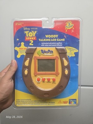 VTG Woody s Roundup Video Game LCD Thinkway Toys Pixar Toy Story 2 Handheld NEW!