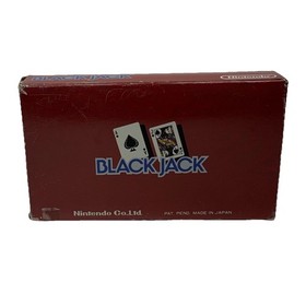 Vintage 1985 NINTENDO GAME & WATCH Black Jack Multi Screen Handheld BJ-60 w/Box